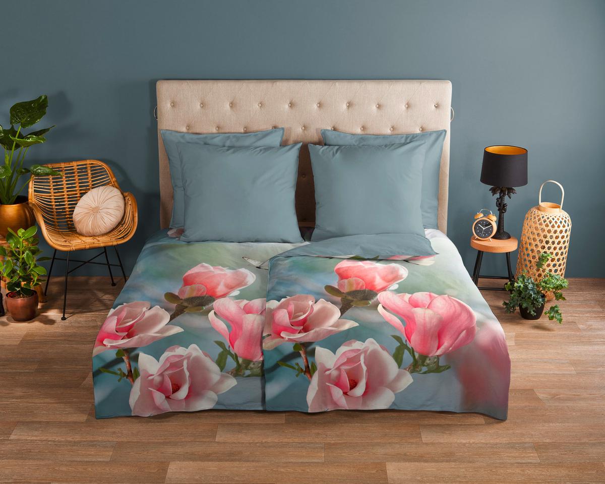 Bettwäsche Close Multicolor 140x200 cm - Multicolor, KONVENTIONELL, Textil (140/200cm)