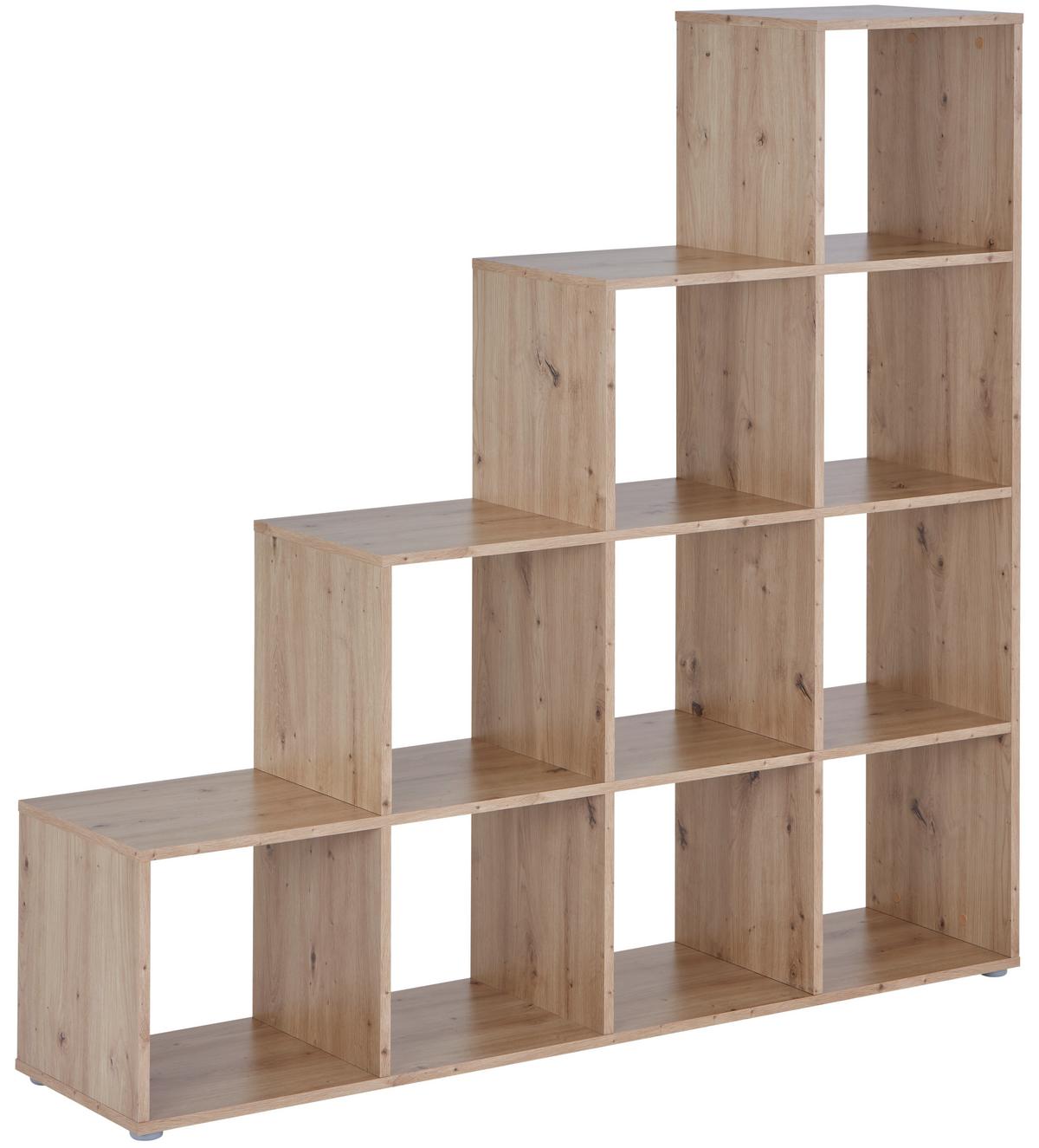 Raumteiler Pisa B: 149 cm Eiche Dekor - Eichefarben, MODERN, Holzwerkstoff (149/148/35cm)
