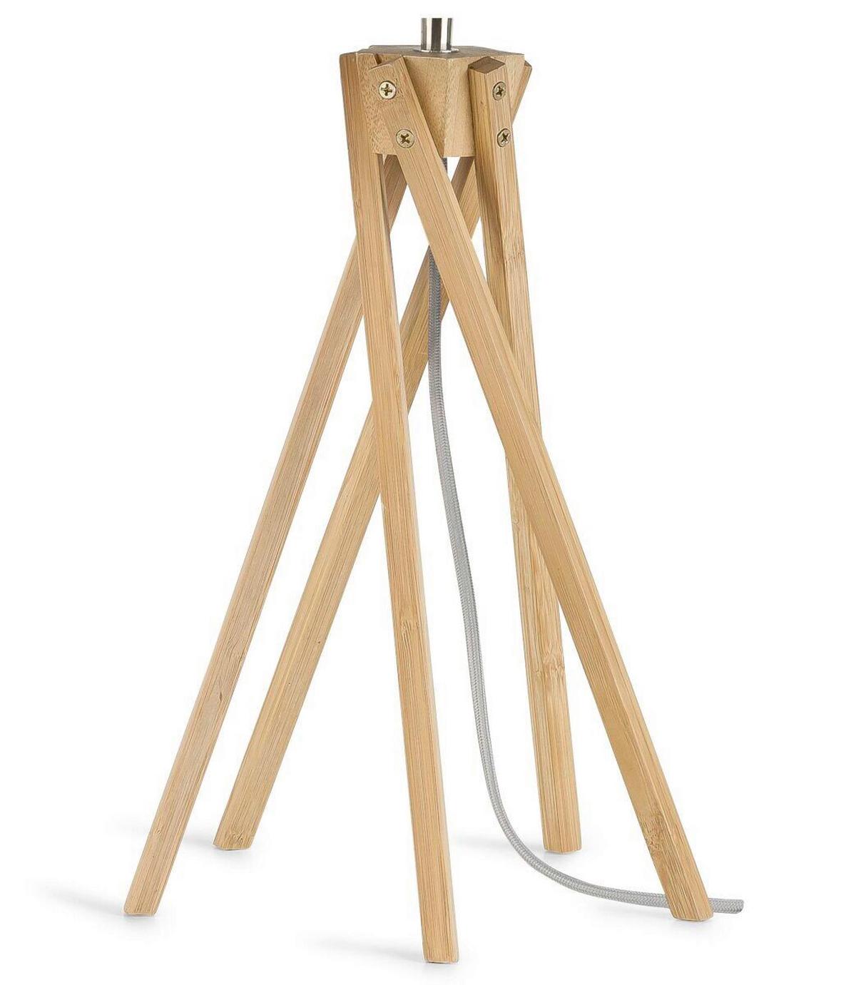 Tischleuchte Java/T/Kl/N/3218/Bn - Schwarz/Naturfarben, Trend (32/56/32cm) - Good & Mojo