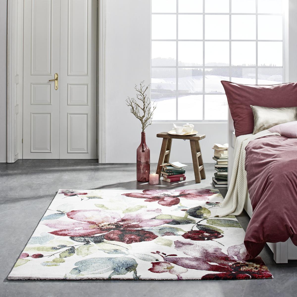 TKANÝ KOBEREC Flower 3, 160/230cm - viacfarebná, Romantik / Landhaus, textil (160/230cm) - Mömax