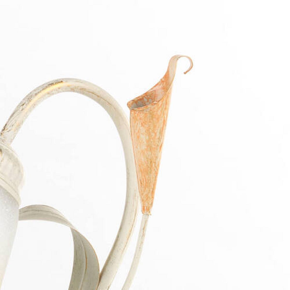 Tischleuchte 4722/L - Weiß, Natur, Metall (25/31cm)