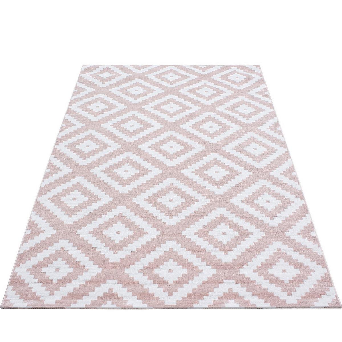 Tkaný koberec 200x290 cm - pink, Konventionell, textil (200/290cm) - Novel