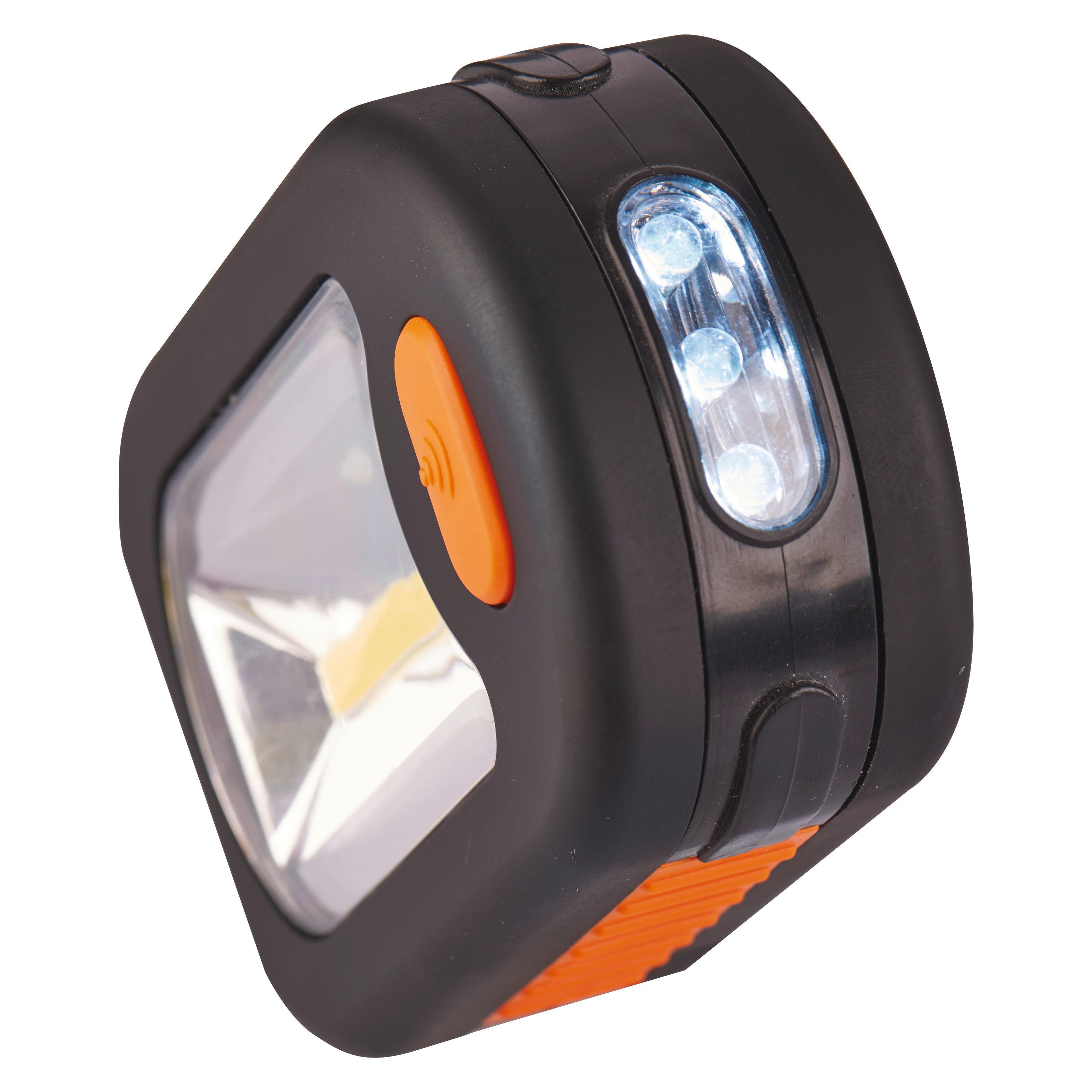 Led Munkalámpa Led Munkalámpa - fekete, Basics, műanyag (9.2/6.1/3.4cm)
