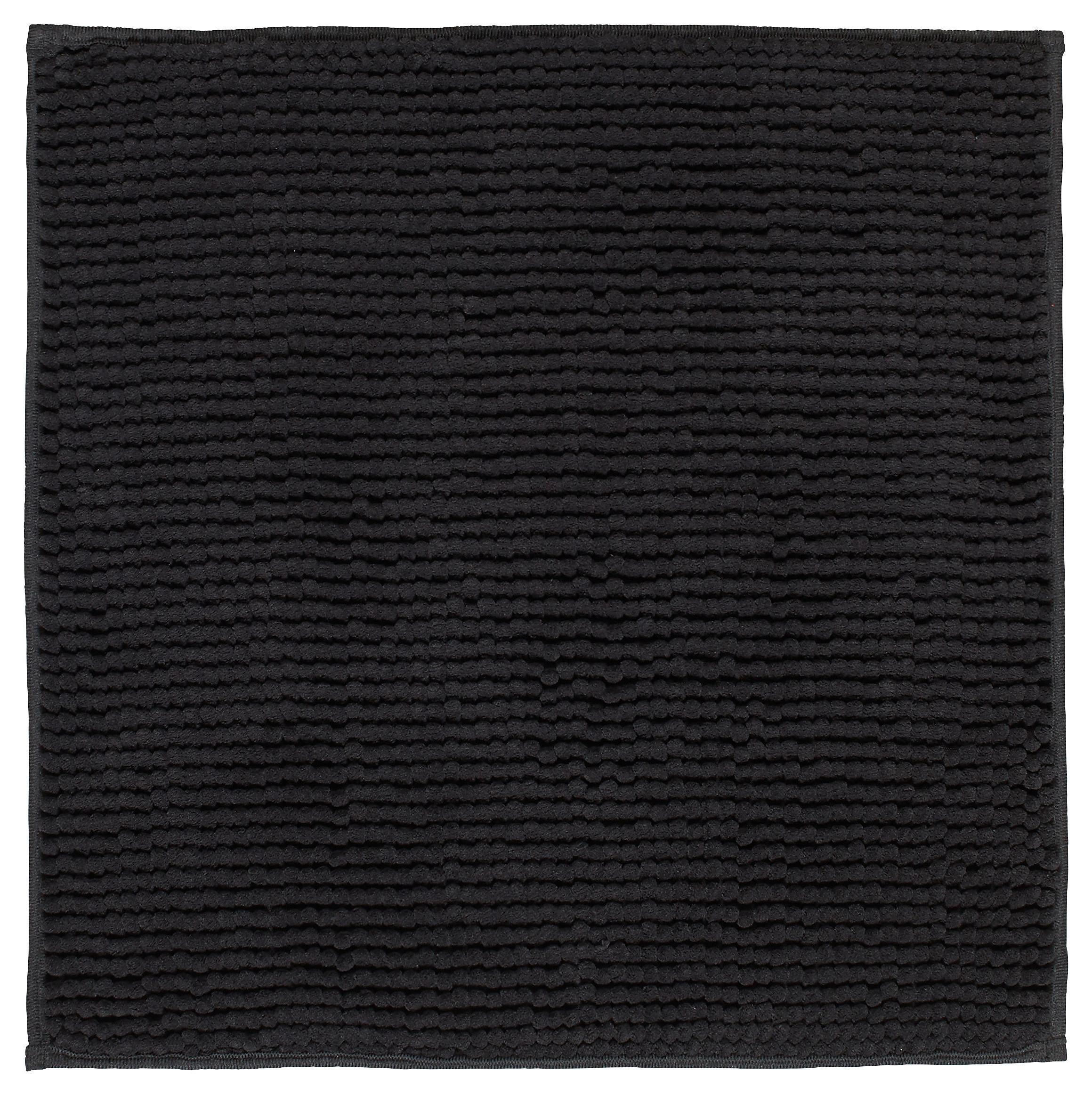 KÚPEĽŇOVÁ PREDLOŽKA Nelly, 50/50cm, čierna - čierna, textil (50/50cm) - Modern Living