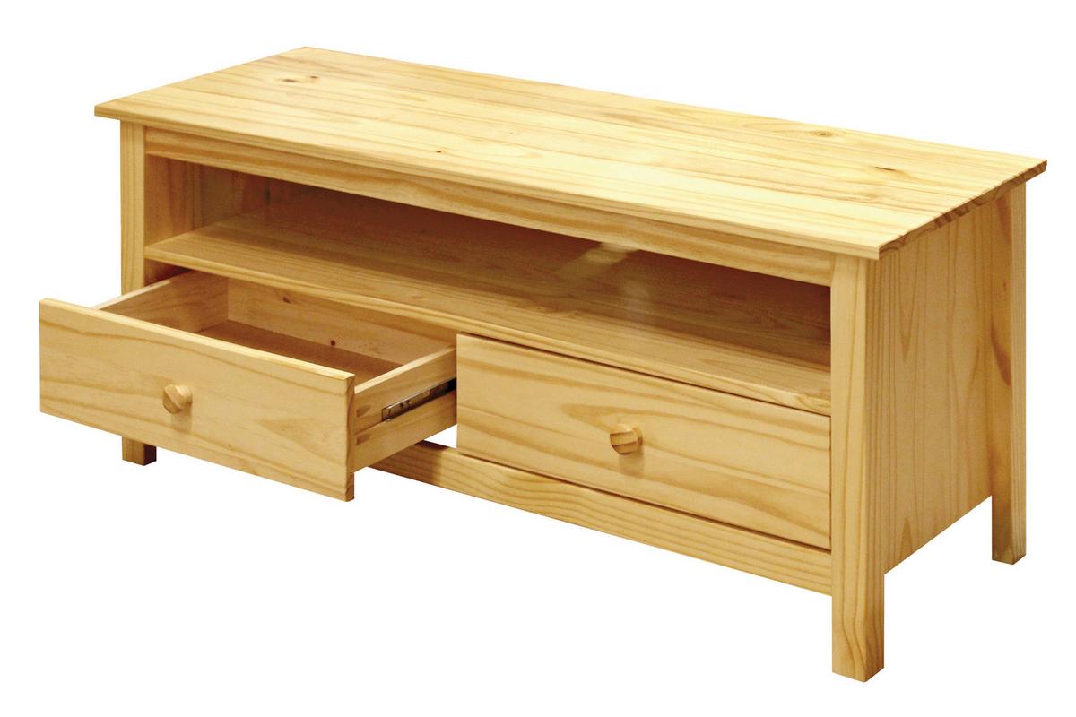 Lowboard Naturfarben B: 110 Cm - Naturfarben, Natur, Holz (110/47/39cm) - Livetastic