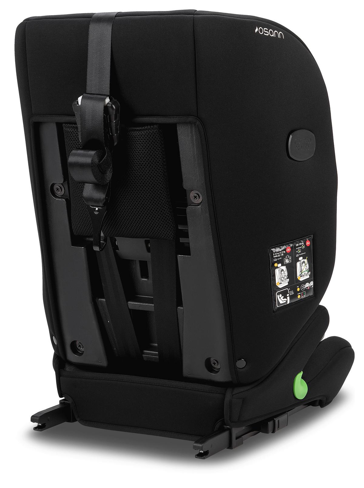 Kinderautositz Flux Isofix - Schwarz/Grau, Basics, Kunststoff/Textil (44/61.5/47cm) - Osann