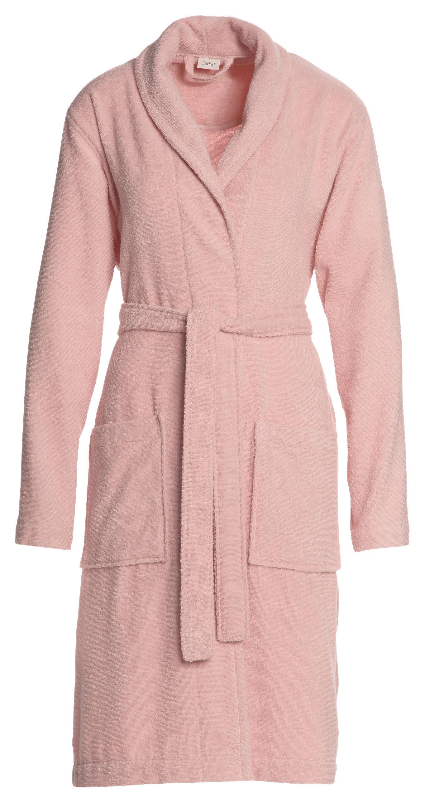 Bademantel Usm Mono Rose - Rosa, Textil (XS-XLnull) - Esprit