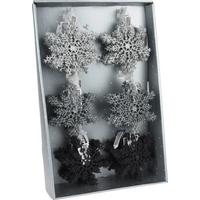 Függődísz Hópehely - műanyag (15/1/15cm)