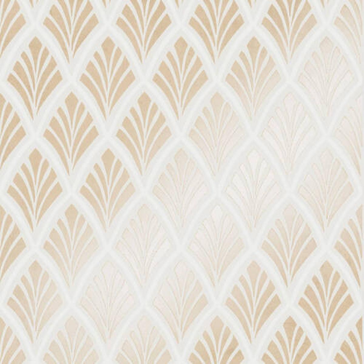 Vliestapete Vintage 52x1000 cm Gold - Goldfarben, Basics, Papier/Kunststoff (52/1000cm)
