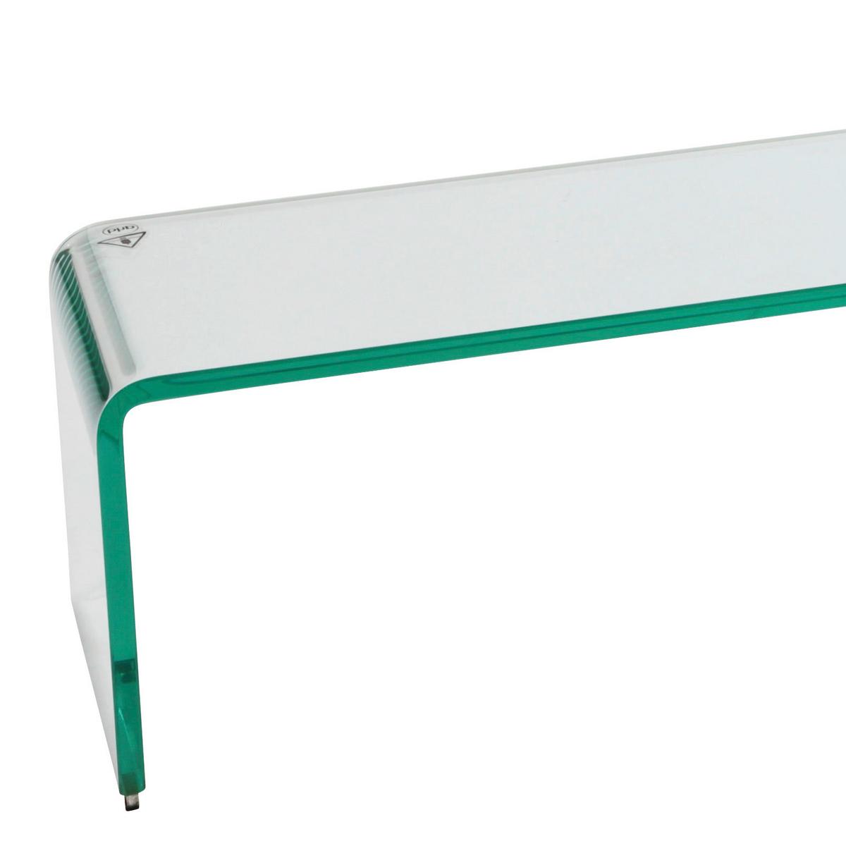 Tv-magasító Hagen - átlátszó, Modern, Üveg (90/20/25cm)