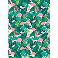 Fototapete Minnie Tropical - Multicolor, Trend, Textil (200/280cm)