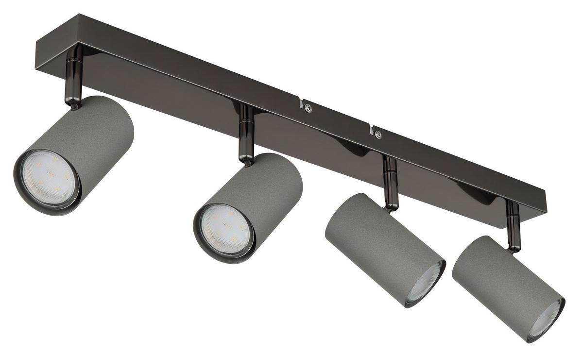 Strahler 57911-4s - Schwarzchrom/Grau, Design, Metall (56/10/12cm) - Globo