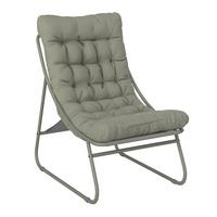 Gartensessel Nora - Grün, MODERN, Textil/Metall (62/85/87cm) - Luca Bessoni