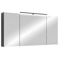 Spiegelschrank Spree Anthrazit B: 120 cm - Anthrazit, MODERN, Glas/Holzwerkstoff (120/60/20cm) - MID.YOU