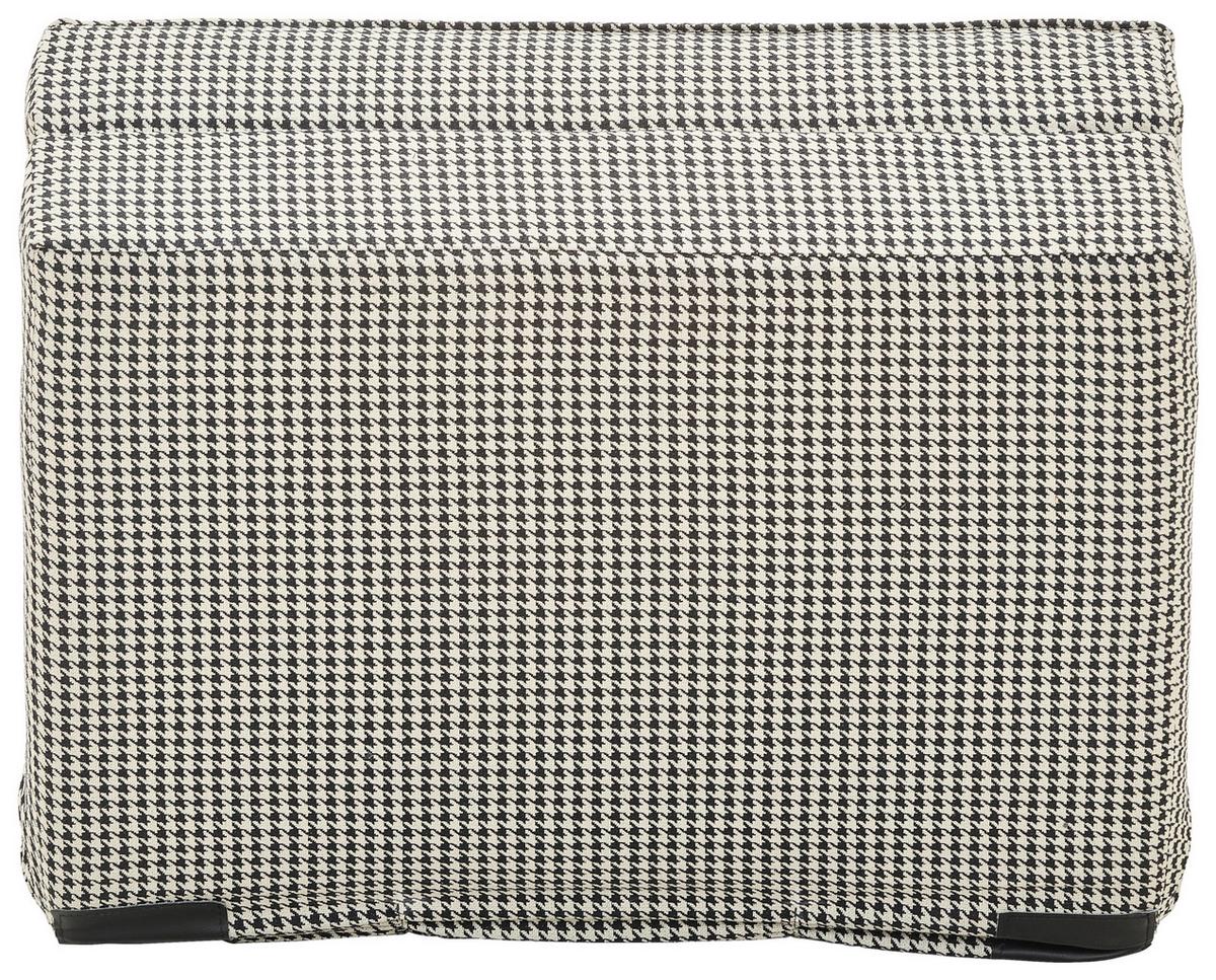 Schlafsessel Luc - Schwarz/Weiß, MODERN, Textil (74/61,5/80cm) - MID.YOU
