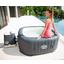 Whirlpool Aufblasbar Lay-Z-Spa Hawaii Hydrojet 180x180x71 cm - Dunkelgrau, Kunststoff (180/180/71cm) - Bestway