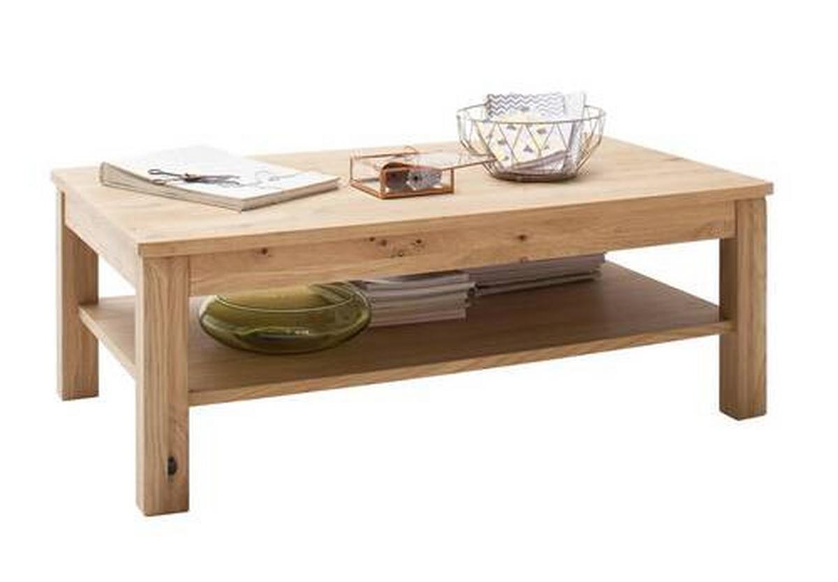 Couchtisch Holz teilmassiv Santori Eichefarben - Eichefarben, Design, Holz/Holzwerkstoff (117/42/65cm) - Livetastic