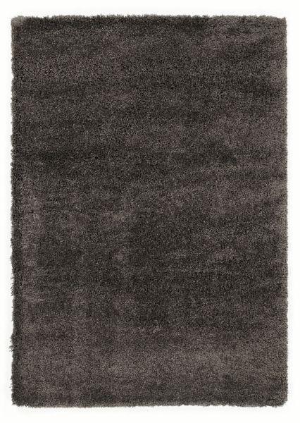 Hochflorteppich Color Meeting - Braun/Grau, Basics, Textil (80/150cm) - Novel