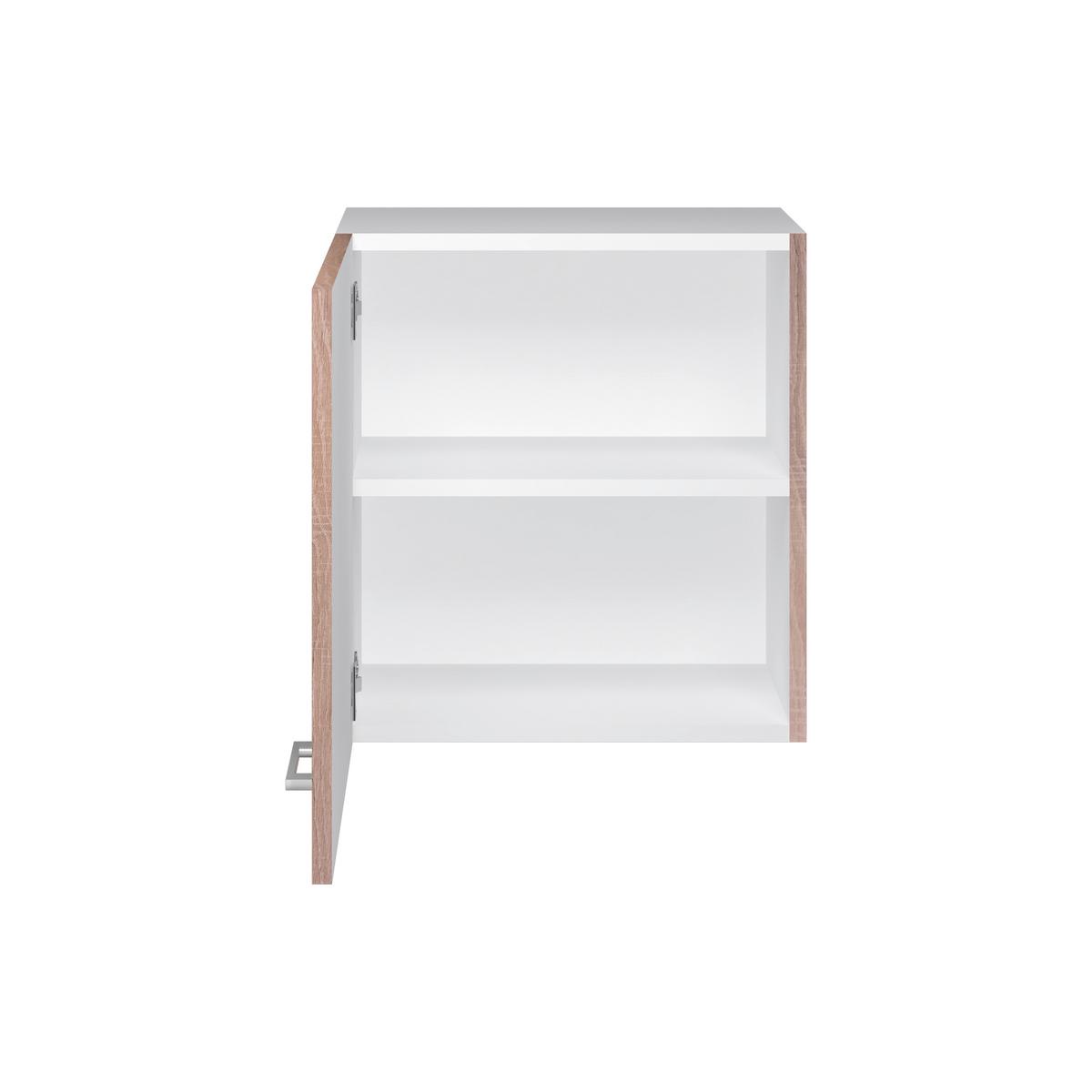 Eckküche Samoa Mit Geräten 280x170 cm - Weiß/Sonoma Eiche, MODERN, Holzwerkstoff (280/170cm) - FlexWell