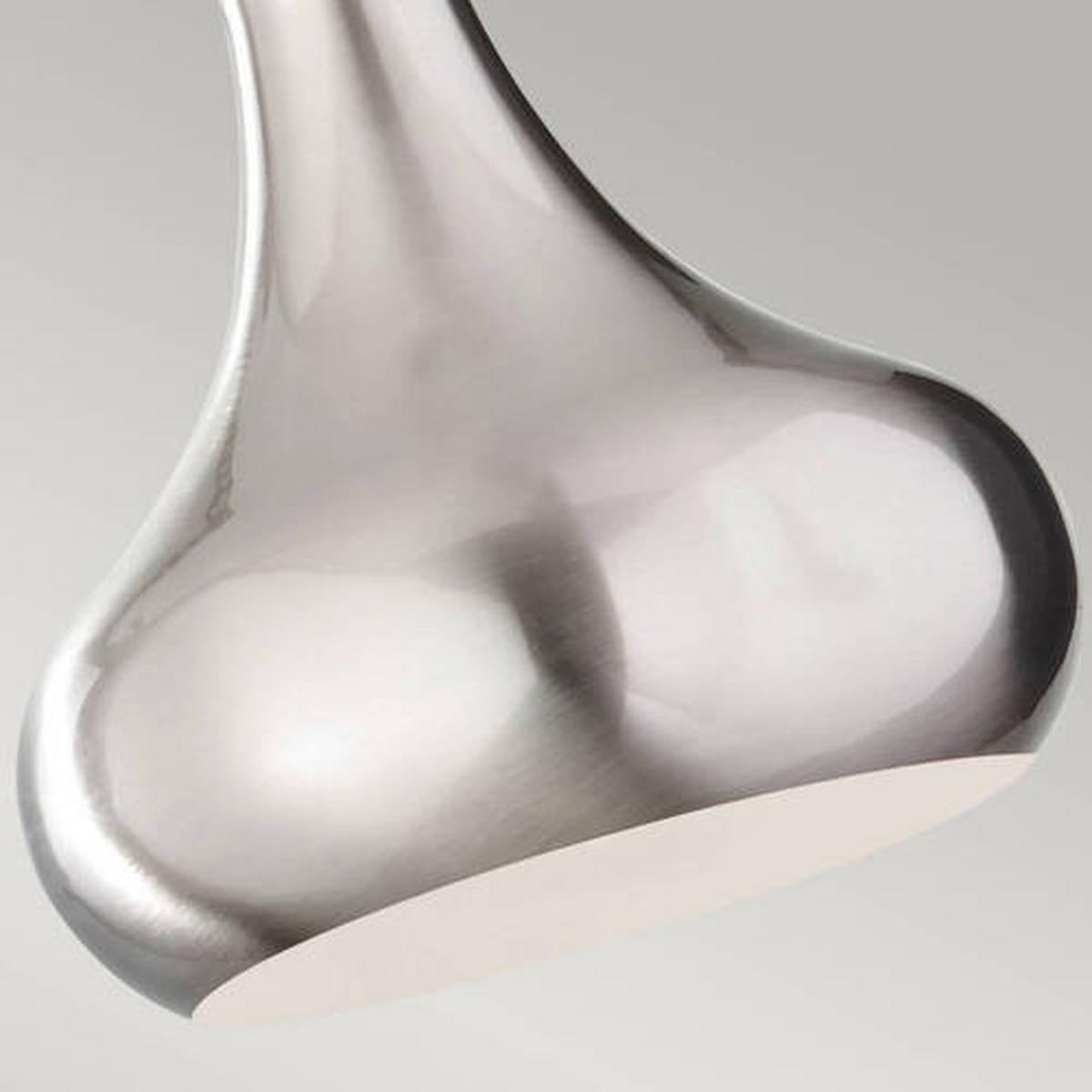 Hängeleuchte Fe-Beso-P-S-Bs - Edelstahlfarben, Design, Metall (17.9/28.1cm) - Elstead Lighting