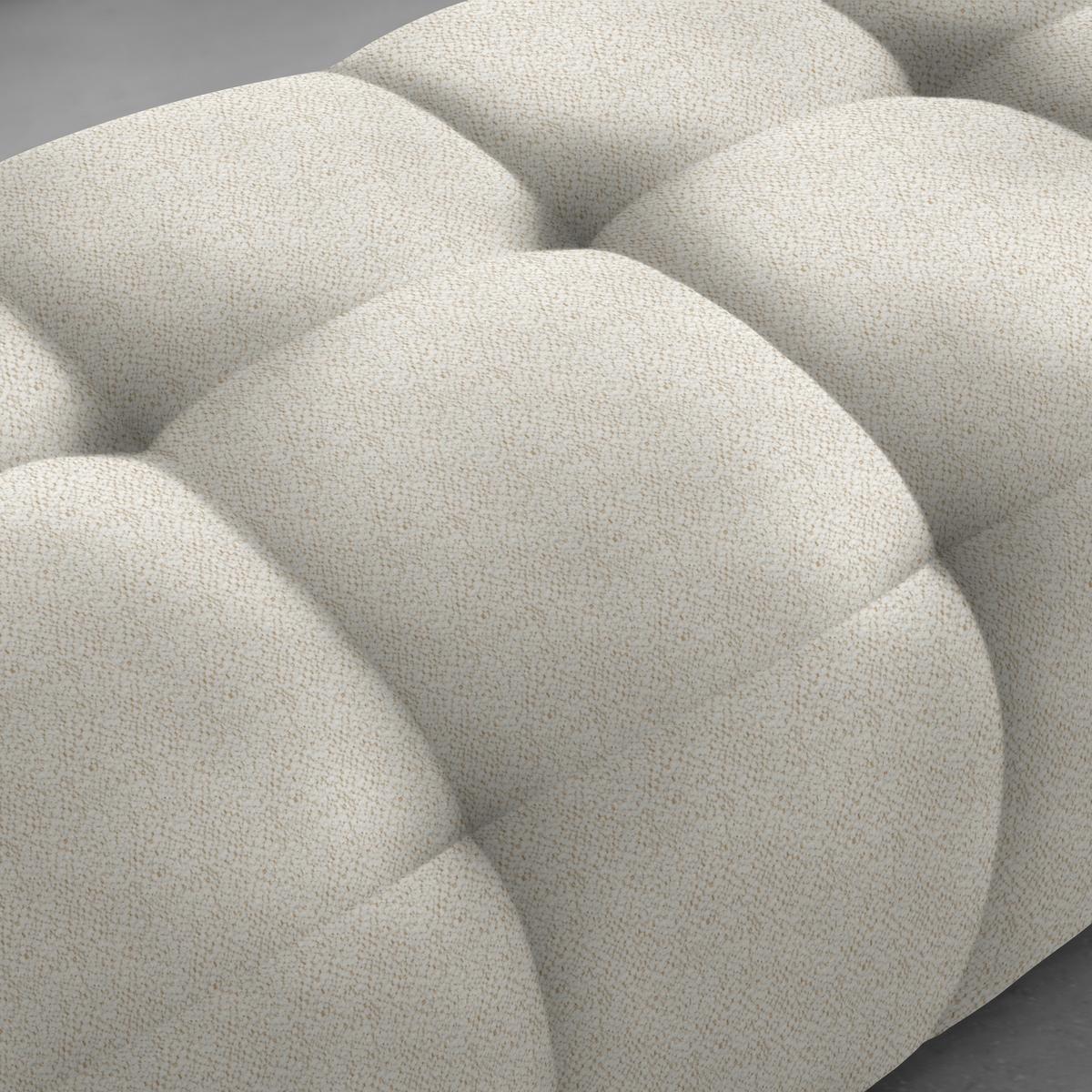 Taburet SOFI, béžová - černá/béžová, Moderní, textil (128/48/70cm) - Premium Living