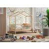 Hausbett Junior - Naturfarben/Kieferfarben, MODERN, Holz (70/140cm) - Vipack