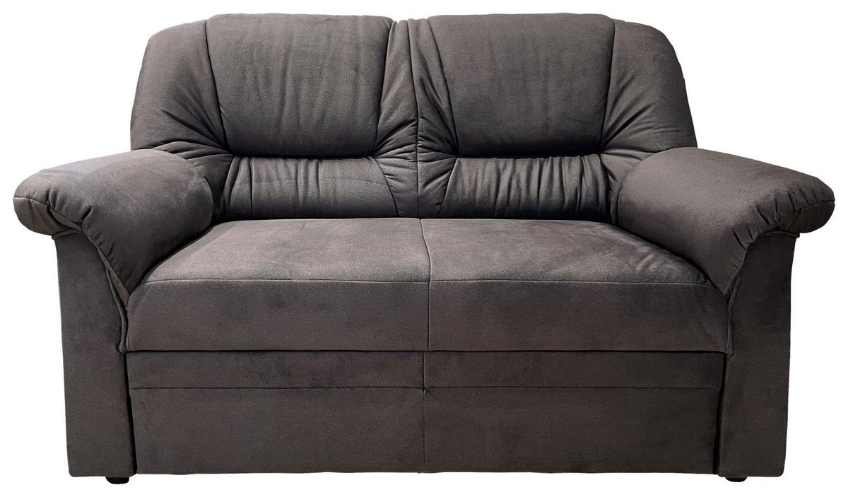 Kétüléses Kanapé Sevilla 2/a - sötétszürke, Lifestyle, textil (143/90/82cm)