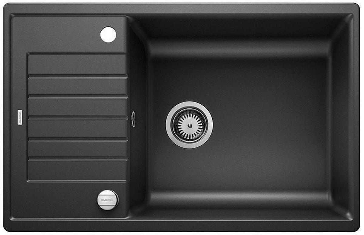 Spüle Zia XL 6s Compact Silgranit Bxt: 78x50 cm - Schwarz, Basics, Stein (78/50cm) - Blanco