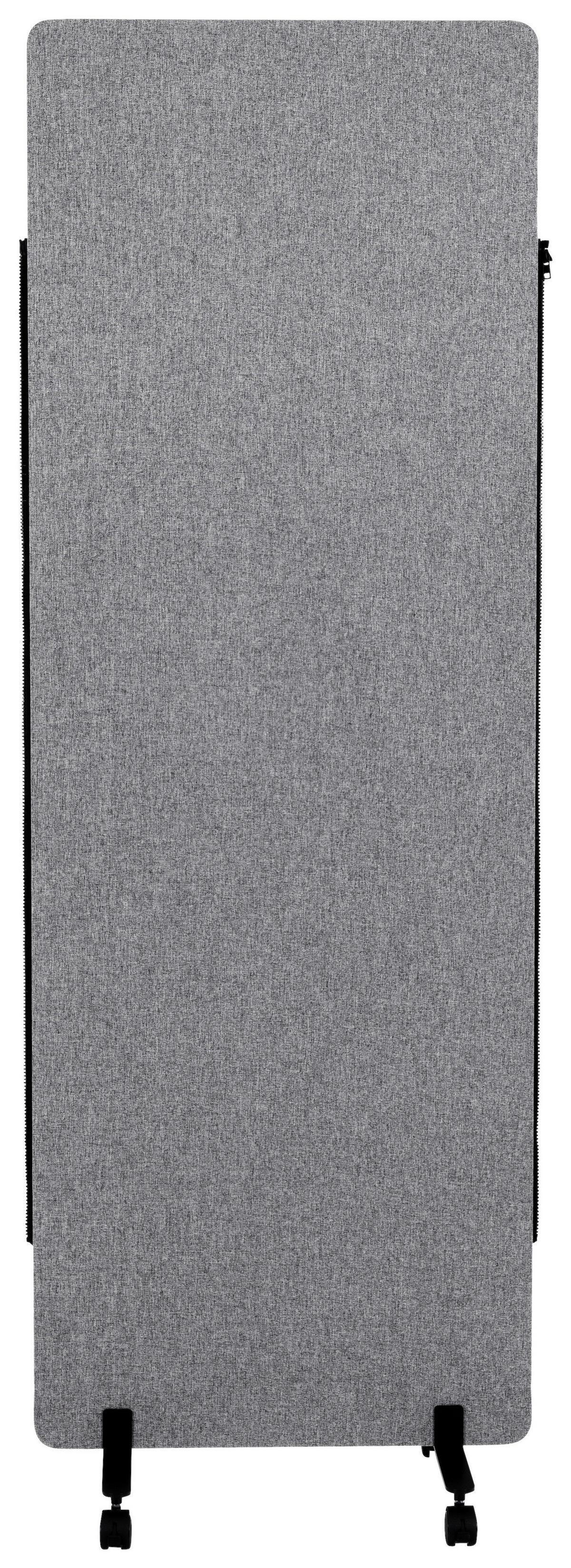 Trennwand Flexmiut - Dunkelgrau, Basics, Kunststoff/Textil (60/177/3cm) - MID.YOU