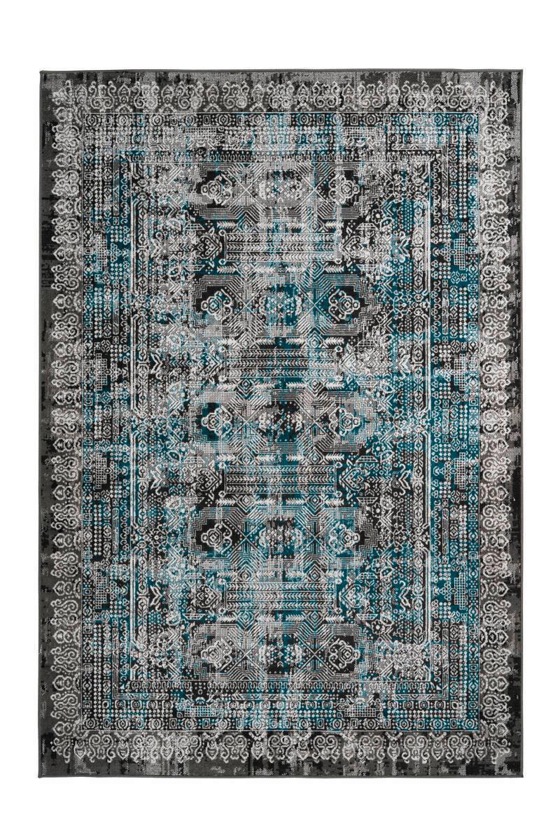 Orientalischer Webteppich Blau Ariya 80x150 Cm Blau  80/150 cm 