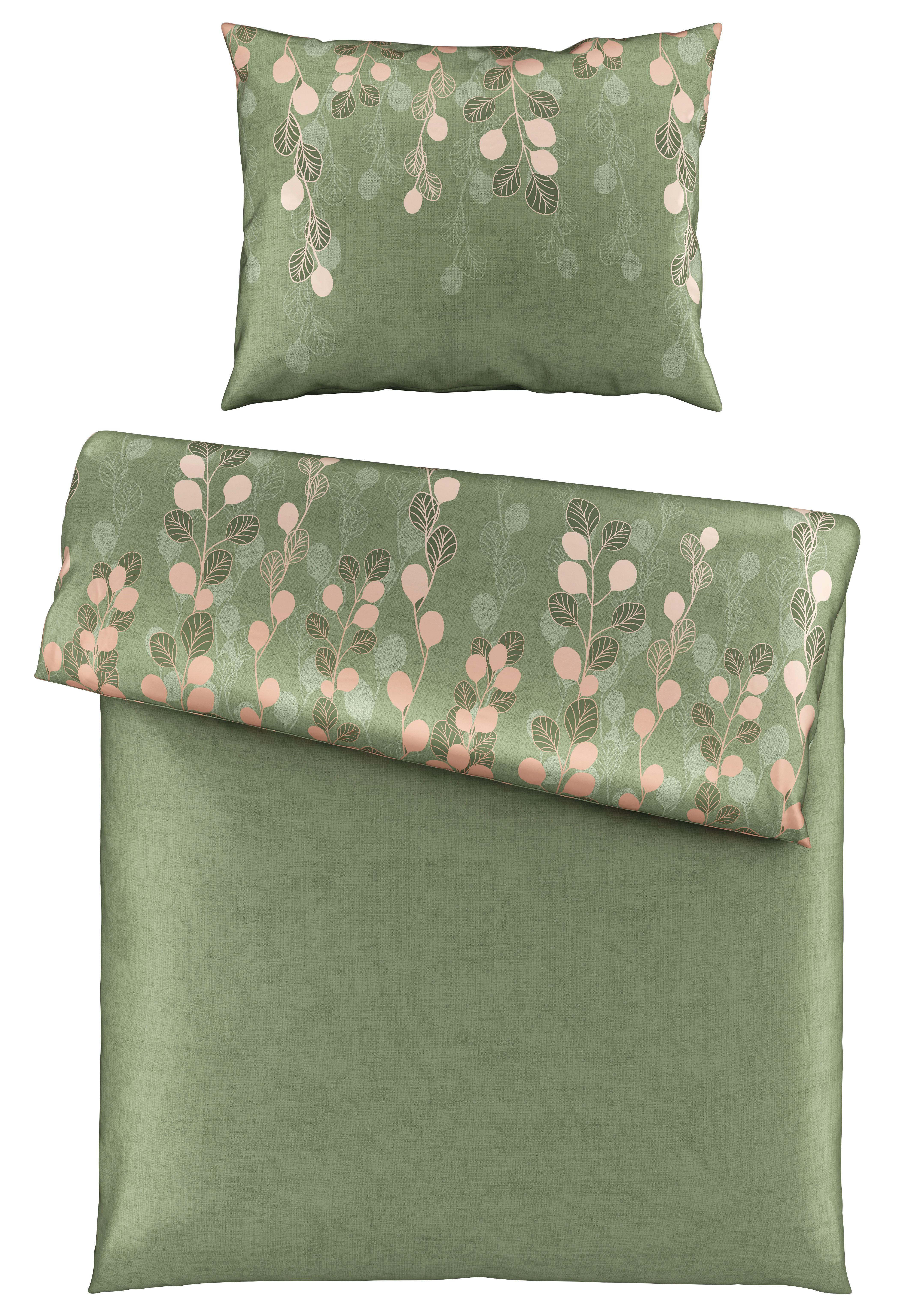 Povlečení Marina, 140/200cm, Zelená - zelená, Konvenční, textil (140/200cm) - Premium Living