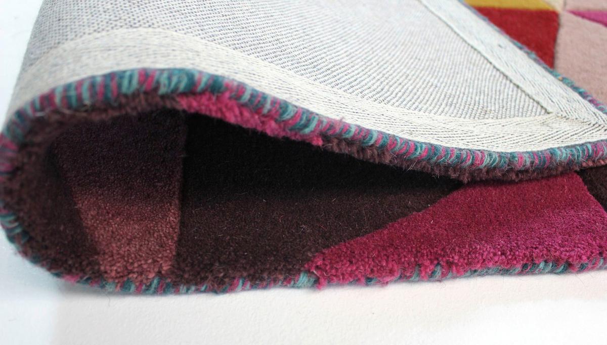 Wollteppich Multicolor 170x120 cm - Multicolor, Basics, Textil (170/120cm)