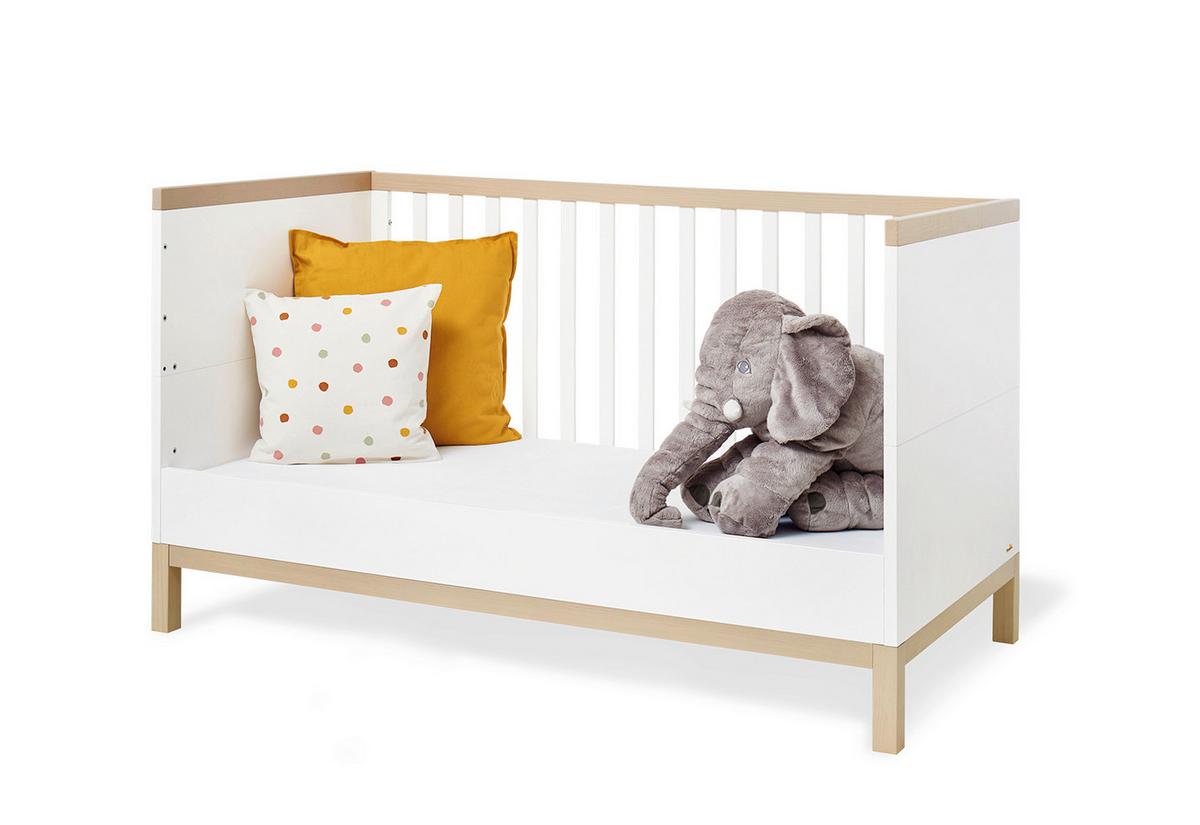 Gitterbett 110061 Light - Ahornfarben/Weiß, Design, Holz/Holzwerkstoff (140/70cm) - Pinolino