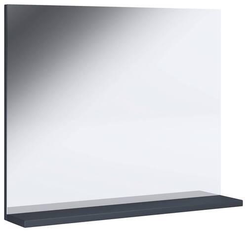 Wandspiegel Landos Anthrazit/Weiß B: 50 cm - Anthrazit/Weiß, MODERN, Holzwerkstoff (50/60/2cm) - MID.YOU