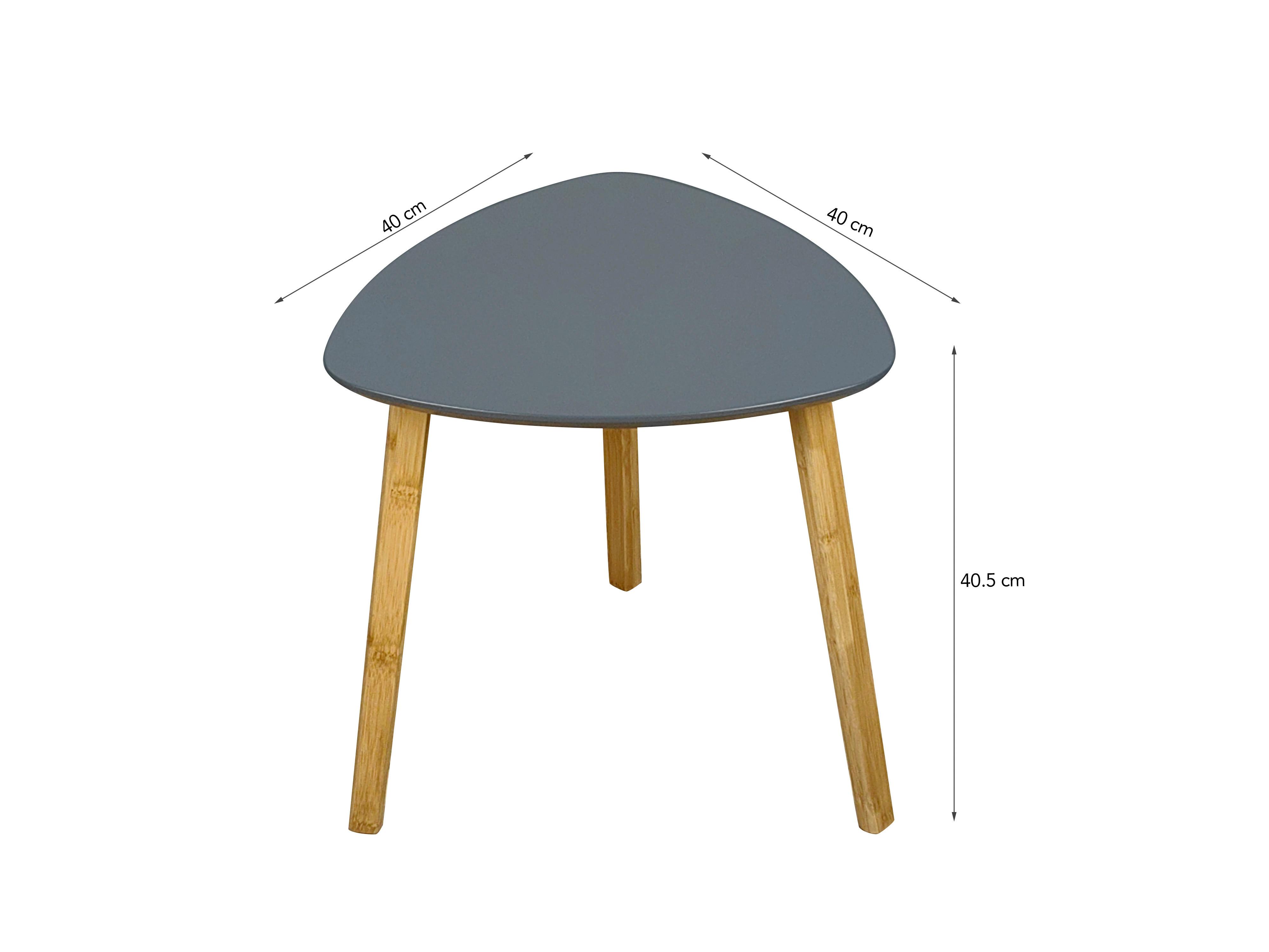 Beistelltisch Tim - Naturfarben/Grau, MODERN, Holz/Holzwerkstoff (40/40,5/40cm)