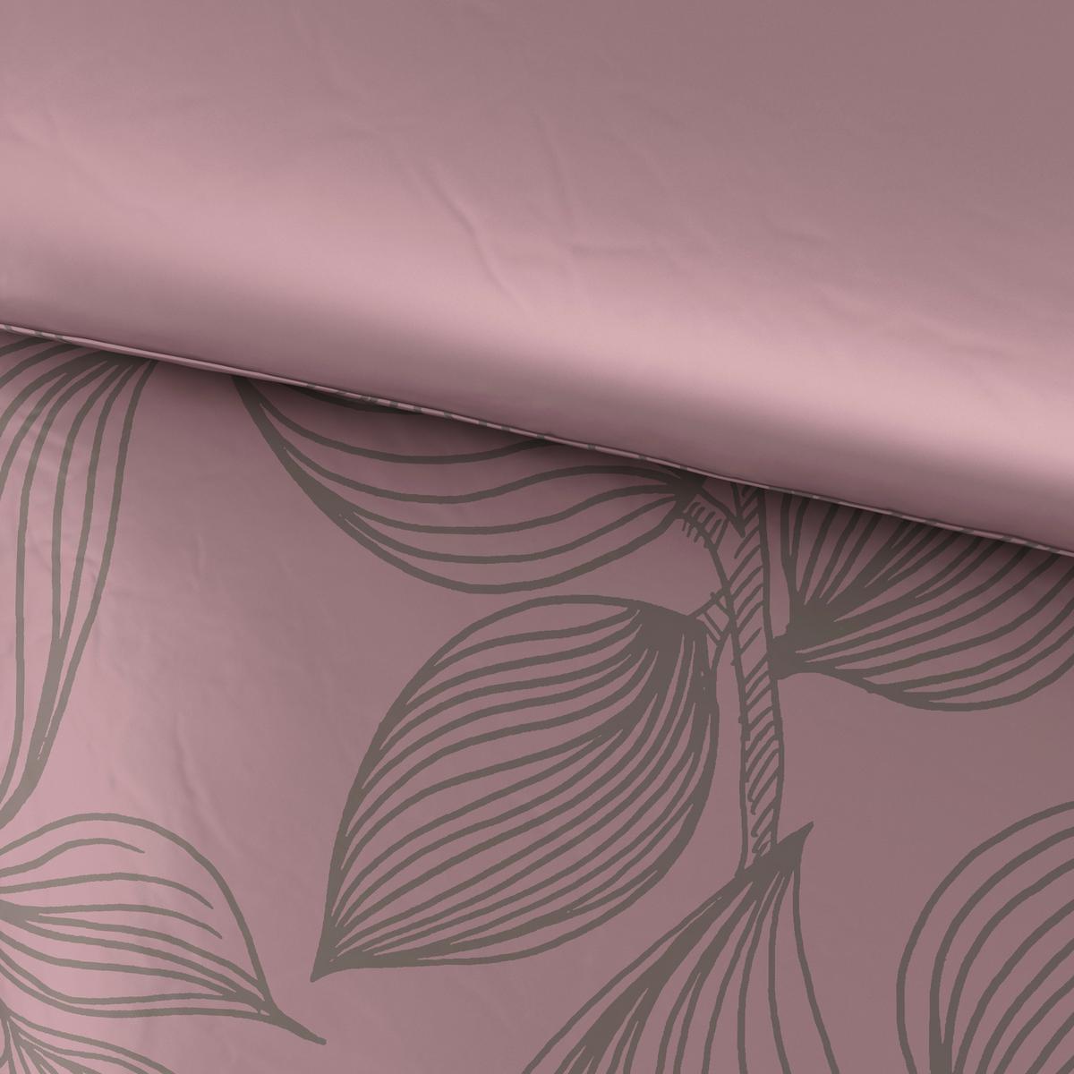 Posteľná bielizeň Green house, 70/90 140/200cm - hnedofialová, textil (140/200cm) - Modern Living