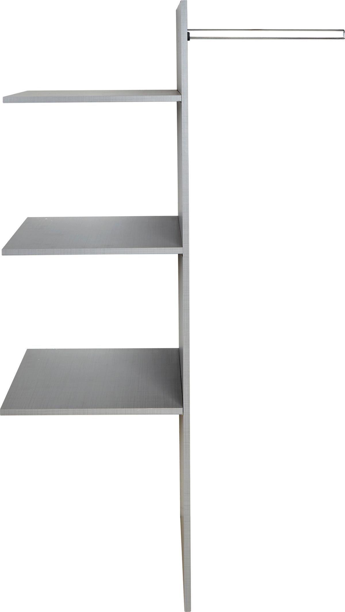 VNÚTORNÉ ČLENENIE PRE SKRINE 181 CM - sivá, drevo (87/147/50cm)