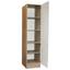 Hochschrank Andy B: 50cm, Weiß + Eiche Dekor - Eichefarben/Weiß, Basics, Holzwerkstoff (50/211/56cm) - Xora Hochschrank Andy B: 50cm, Weiß + Eiche Dekor - Eichefarben/Weiß, Basics, Holzwerkstoff (50/211/56cm) - Xora