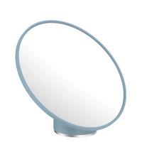 Kosmetické zrcátko Chris - modrá, Moderní, kov/plast (19,9/17,2/13,3cm) - Premium Living