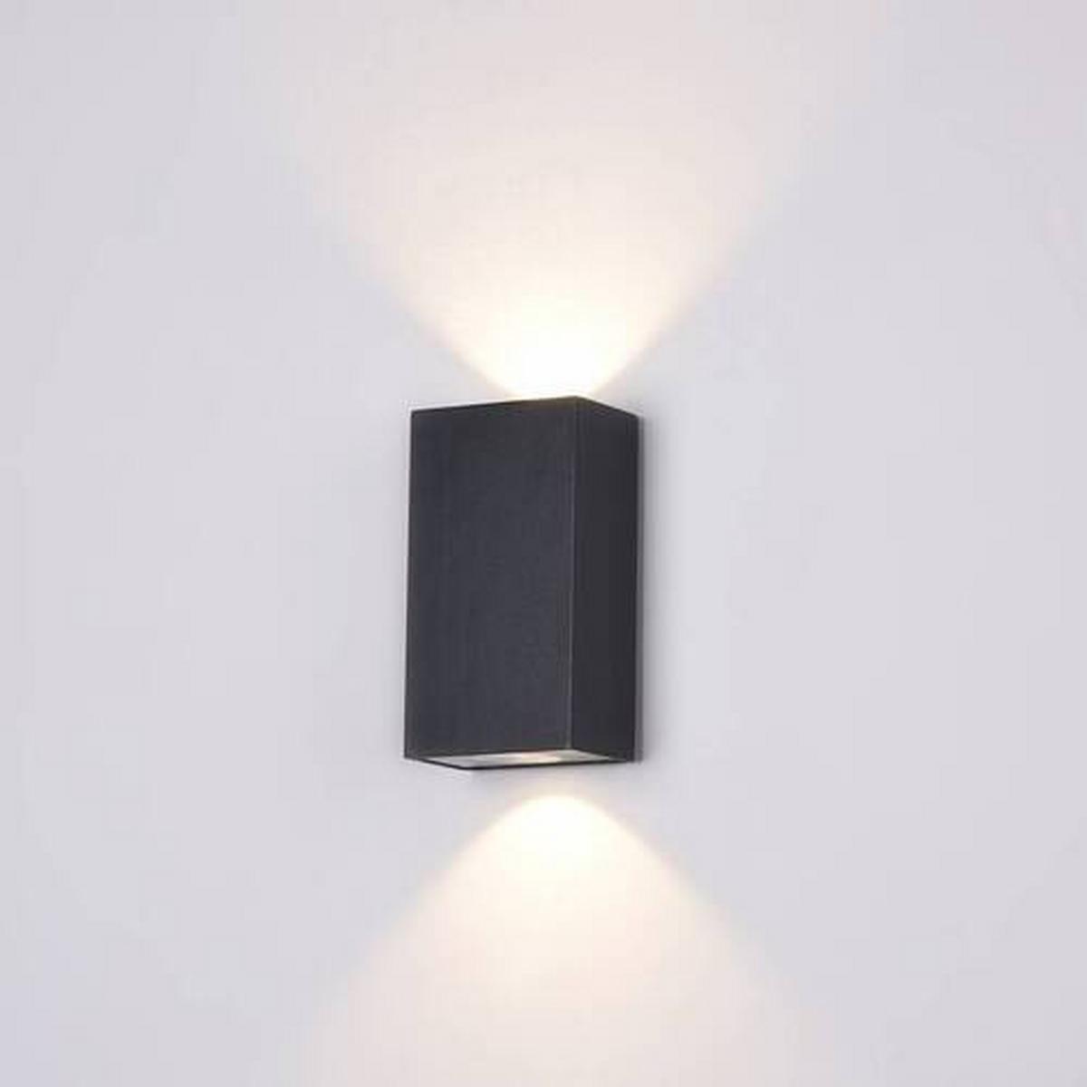 Außenwandleuchte Times Square - Schwarz, Trend, Metall (16/9/5,5cm) - MAYTONI