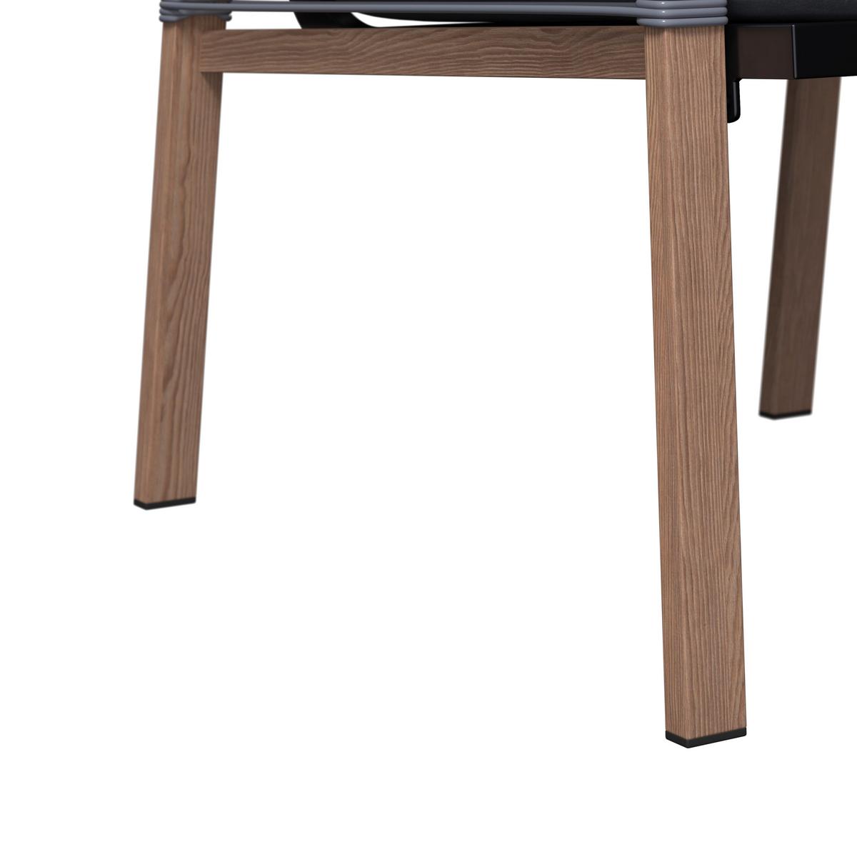 Loungegarnitur Marokko - Dunkelgrau/Naturfarben, Basics, Kunststoff/Textil (218/179cm) - Beldano