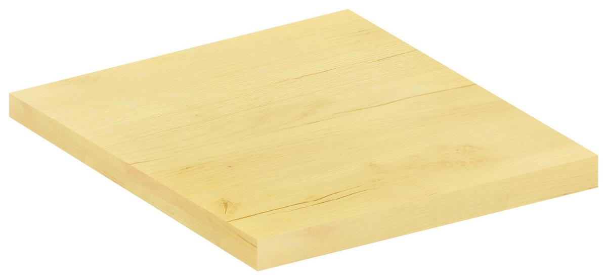 Arbeitsplatte Fasola - Honigeiche, Trend, Holzwerkstoff (60/3/60cm) - MID.YOU