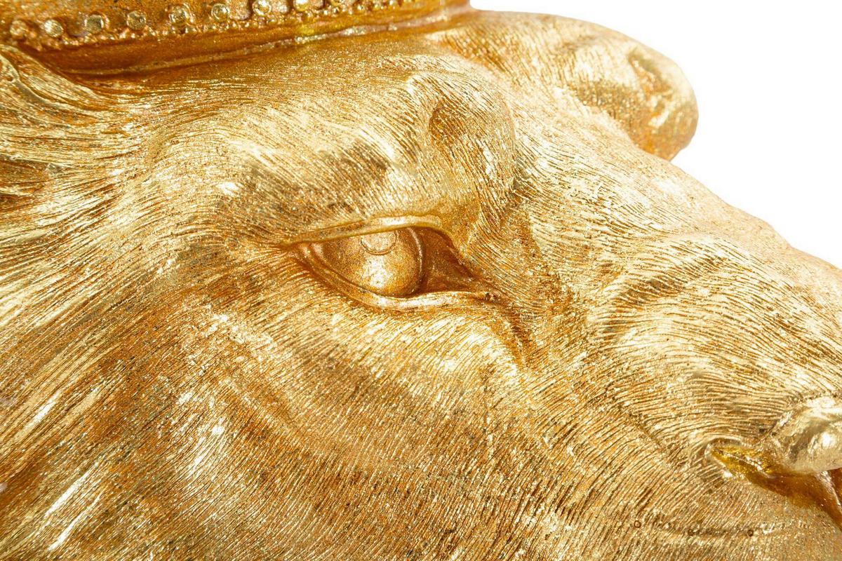 Skulptur Kunststoff, Gold - Basics, Kunststoff (30/74/42cm)