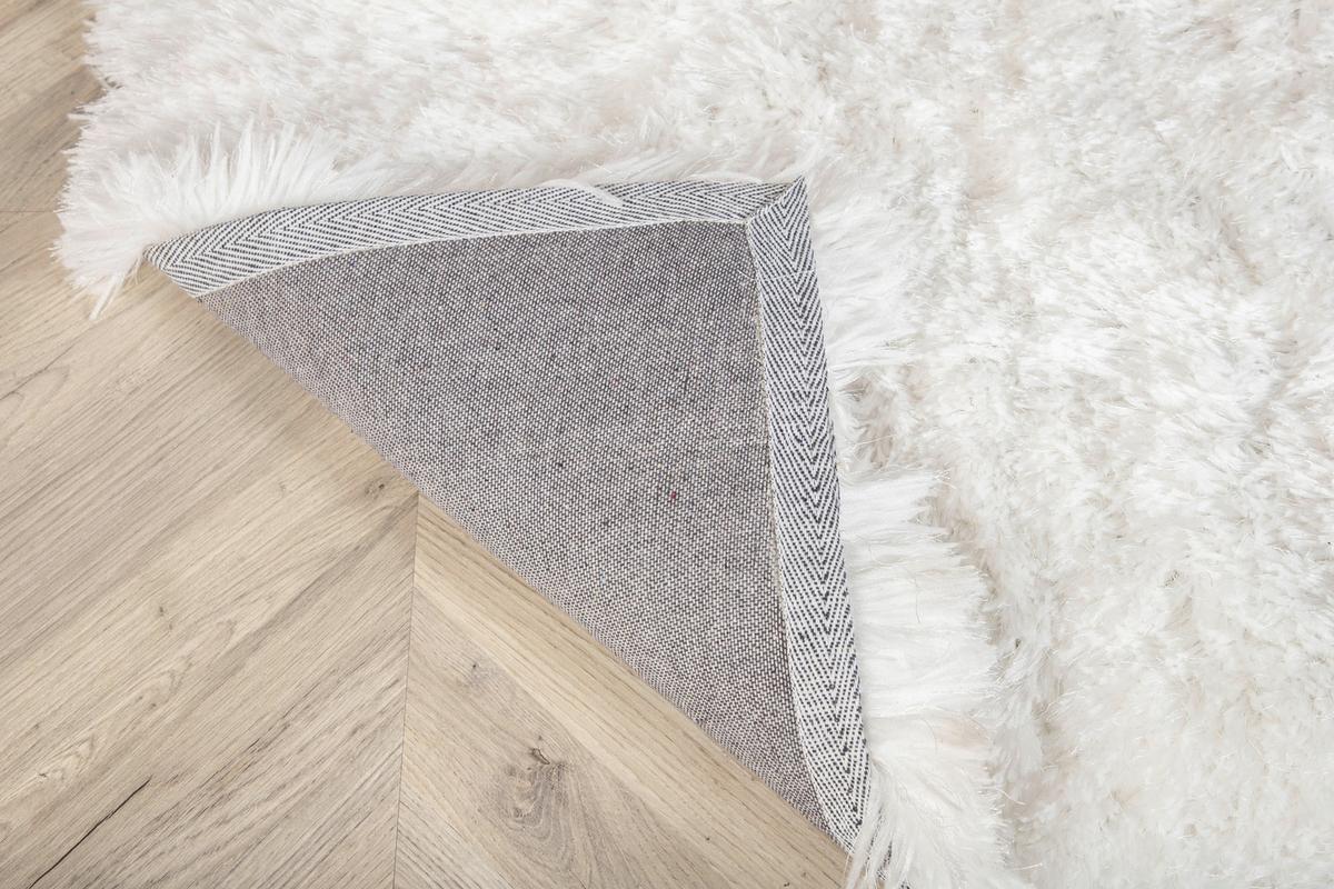 Hochflorteppich Weiß Grace 200x300 cm - Weiß, LIFESTYLE, Textil (200/300cm) - P & B