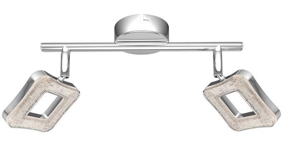 LED-Strahler Amelie 2-Flammig verstellbar L: 30 cm - Chromfarben, MODERN, Kunststoff/Metall (30cm) - Luca Bessoni