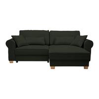 Sedací souprava ANGELO, oboustr.,tmavě zelený manšestr - tmavě zelená, Moderní, dřevo/kompozitní dřevo (255/92/185cm) - Mömax
