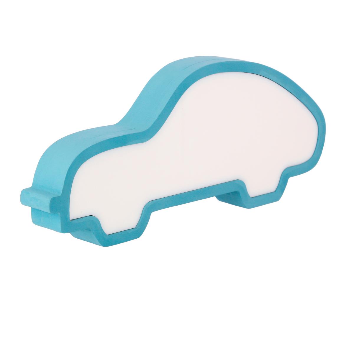 Kindertischleuchte 41-11695 Car - Blau, Basics, Holzwerkstoff/Kunststoff (35/3.5/14cm)