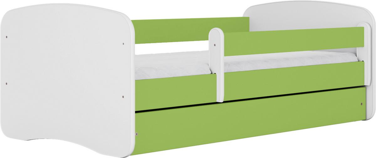Kinder-/Juniorbett Babydreams Inkl. Matratze 80x160 - Birkefarben/Weiß, MODERN, Holz/Holzwerkstoff (80/160cm) - MID.YOU