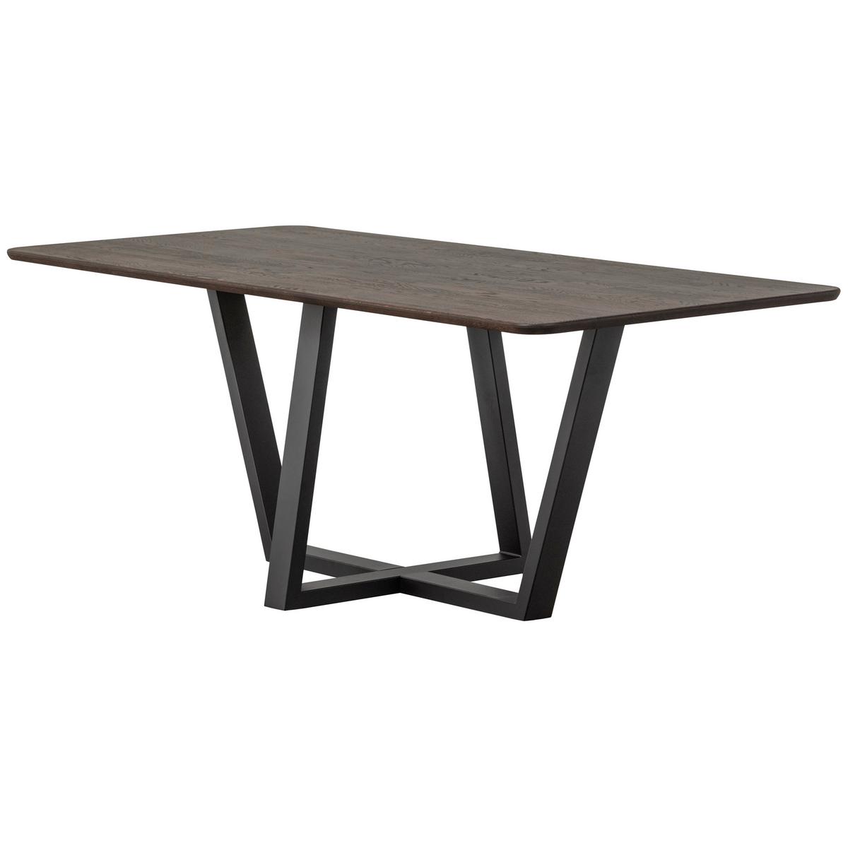 TISCHGESTELL Tablo Schwarz B: 147cm - Schwarz, MODERN, Metall (147/73/71cm) - Livetastic