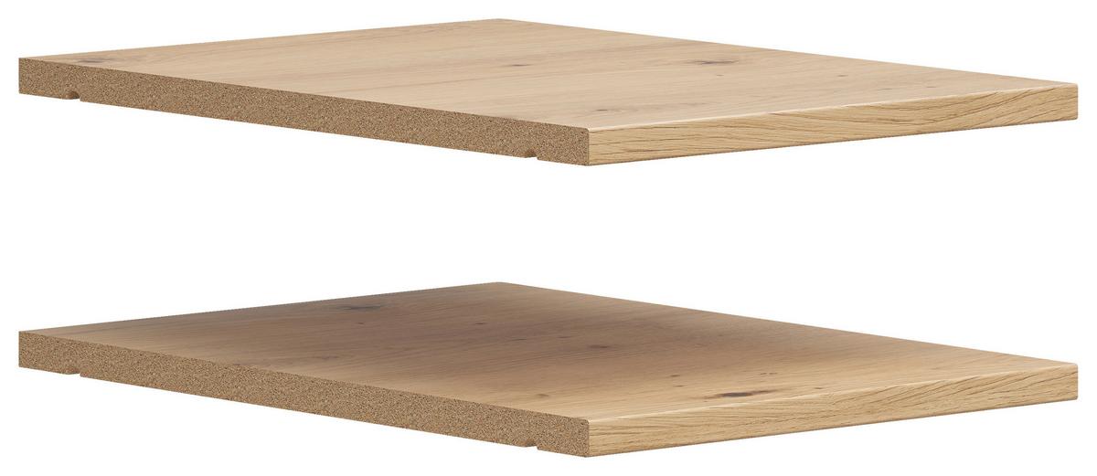 Belső Polc Szett Cabinet - Artisan tölgy, Modern, faalapú anyag (26,9/3/35,8cm)